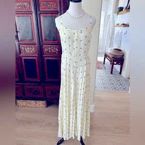 Zara light blue polka dot sundress Size L